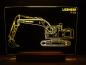 Preview: Liebherr R 922 Bagger LED Schild
